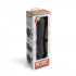 Черный вибратор-реалистик 8" Girthy Realistic Vibrator - 24,5 см.