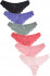Ажурные трусики-стринги с крупным цветочным рисунком