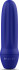 Синяя рельефная вибропуля Bmine Basic Reflex - 7,6 см.