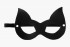 Черная маска "Кошечка" с ушками