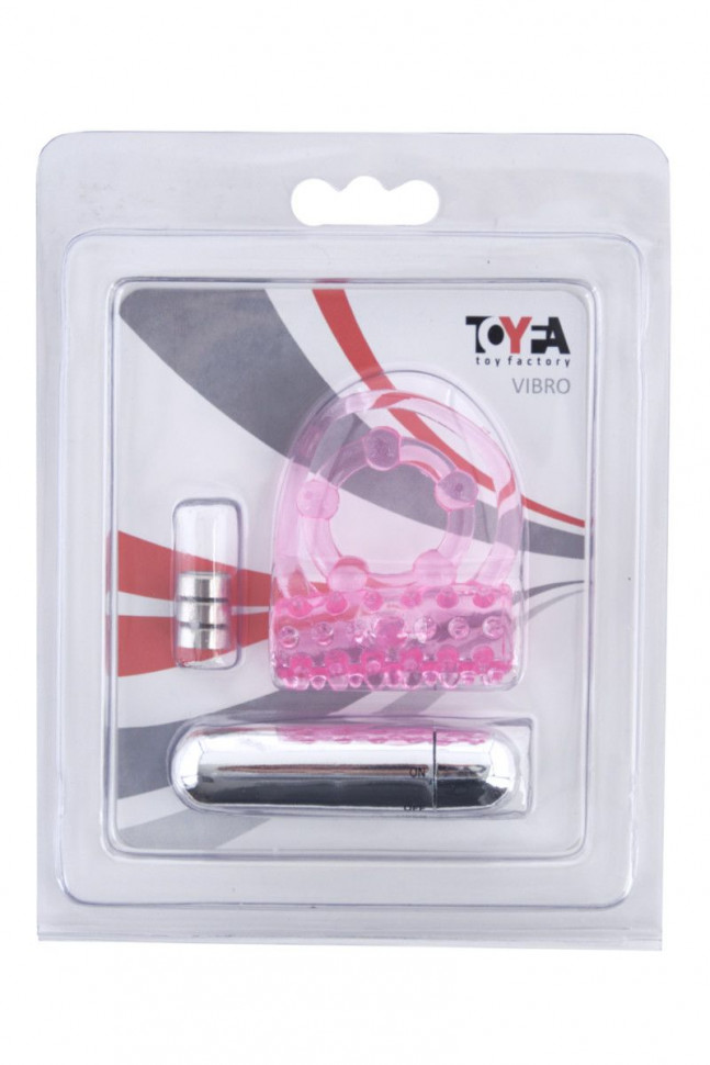 Эрекционное кольцо TOYFA в форме снежинки - розовый