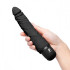 Черный вибратор-реалистик 7" Realistic Vibrator - 20 см.