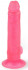 Розовый фаллоимитатор-реалистик на присоске - 16,5 см.