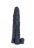 Чёрный фаллоимитатор-гигант "Аватар" - 31 см.