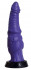 Фиолетовый фаллоимитатор "Гиппогриф small" - 21 см.