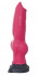 Розовый фаллоимитатор собаки "Акита" - 25 см.