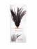 Черный перьевой тиклер Plume - 23 см.