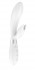 Белый вибратор-кролик Indeep Malena - 21,5 см.