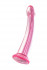 Розовый нереалистичный фаллоимитатор Jelly Dildo L - 20 см.