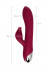 Бордовый вибратор-кролик Sangra - 20,5 см.