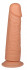 Фаллоимитатор на присоске из нежного геля - 17,5 см.