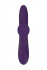 Фиолетовый вибратор с клиторальным стимулятором Nalone Peri - 23,3 см.