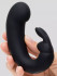 Черный мини-вибратор "кролик" Sensation Rechargeable G-Spot Rabbit Vibrator - 11,4 см.