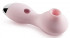 Нежно-розовый мембранный стимулятор клитора Polly - 13,3 см.