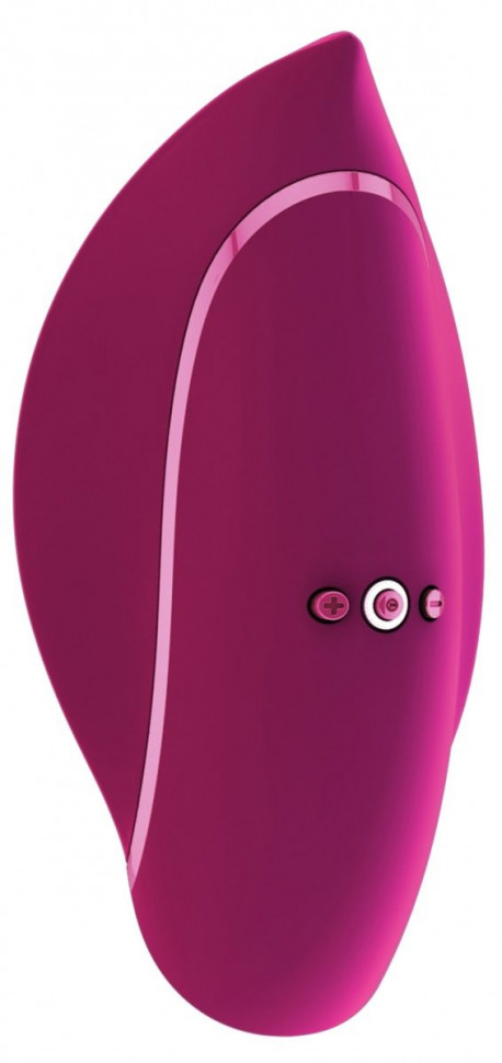 Розовый клиторальный вибратор в трусики JOS Pansy. 8 см, 10 режимов вибрации, 3 скорости