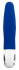 Синий перезаряжаемый вибратор LADY Bi - 22,5 см.