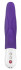 Фиолетовый перезаряжаемый вибратор LADY Bi - 22,5 см.